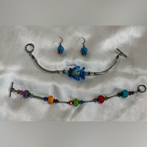 Vintage Lee Cox Artisan Jewelry Set